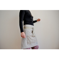 Waist Apron / Half Apron with Pockets #6