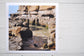 Pinch River unframed 17cm x 17cm Photographic Print on Paper Titled: Caves Beach #1. The subject of the print is rock formations in the water at Caves Beach. Top view.